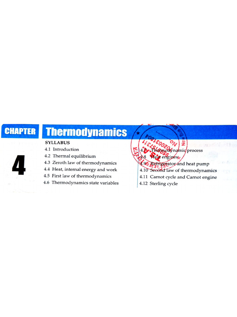 Thermodynamics | PDF