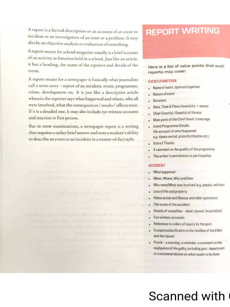 Report Writing | PDF