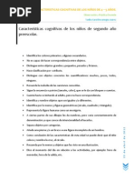 Características Cognitivas de Los Niños de Segundo Año Preescolar