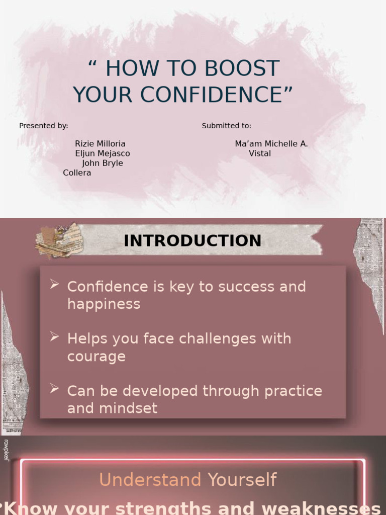 Boost Your Confidence: Key Strategies | PDF