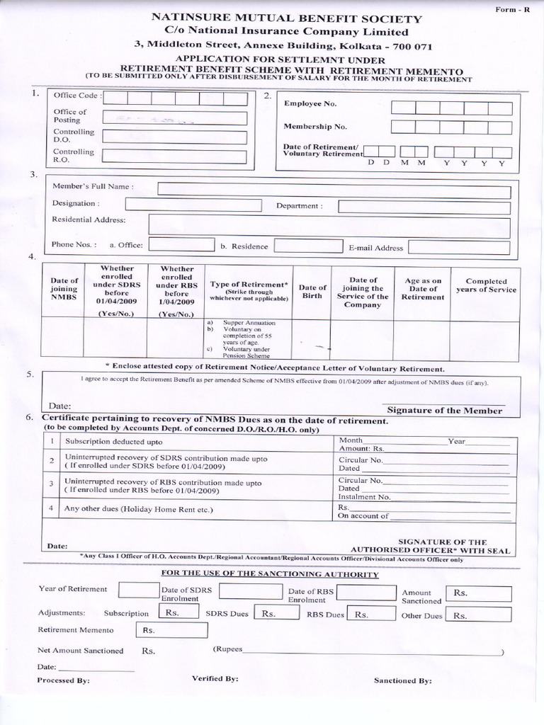 Revised Form RBS MEM | PDF