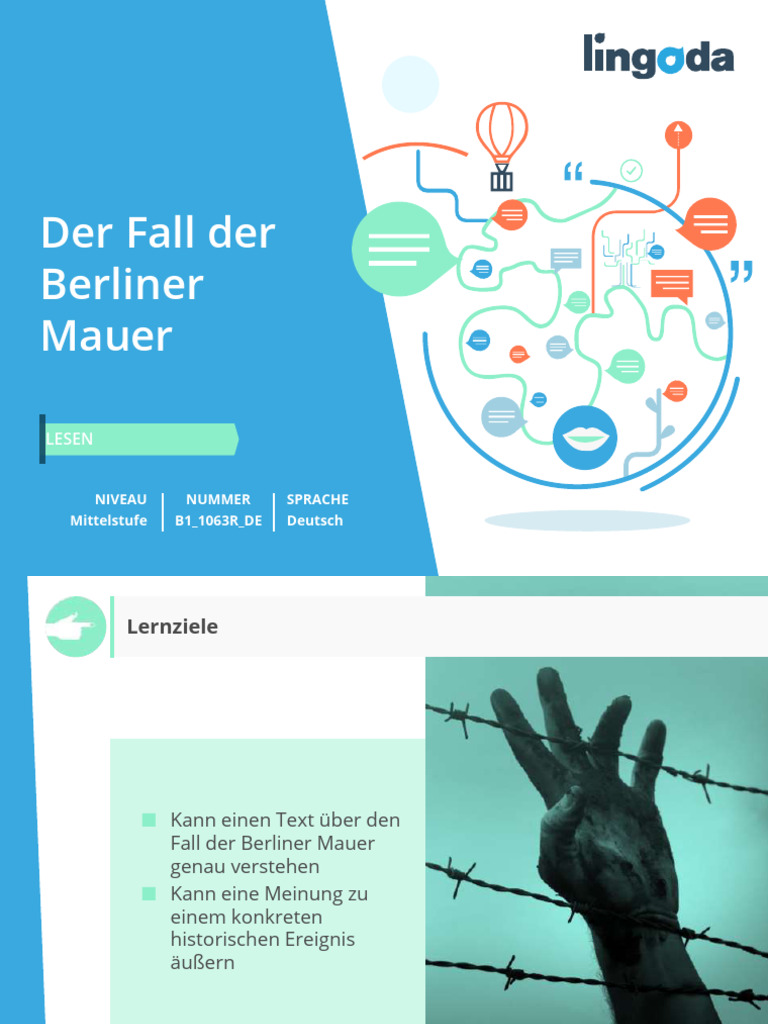 Der Fall Der Berliner Mauer | PDF