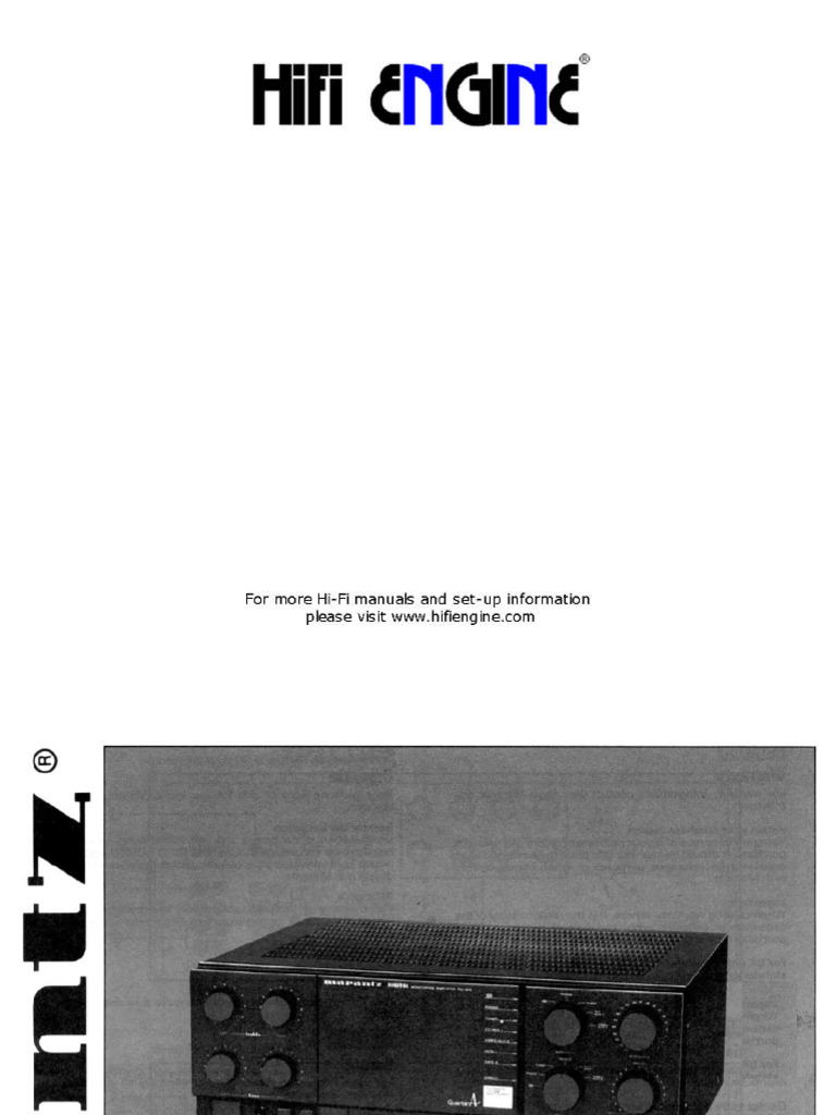 Hfe Marantz Pm-64 Mkii Multi | PDF