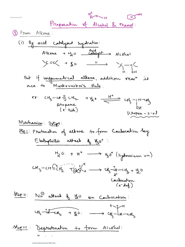 Alcohol Phenol Ether Board | PDF