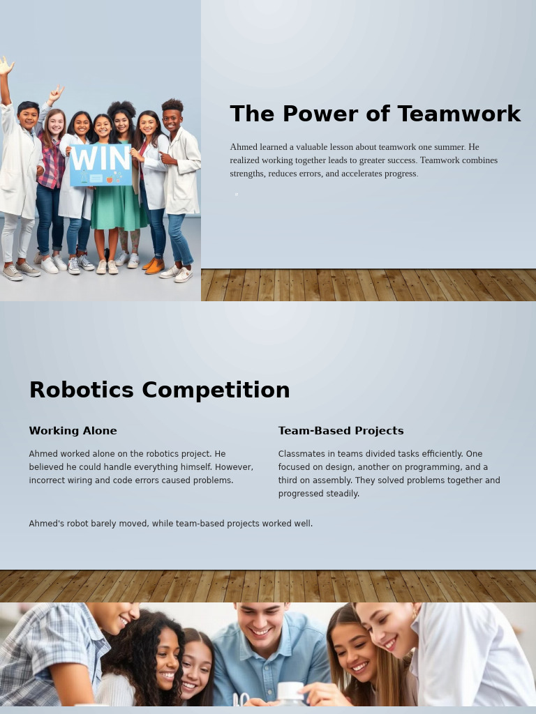 The Importance of Teamwork in Success | PDF | Cognition | Learning