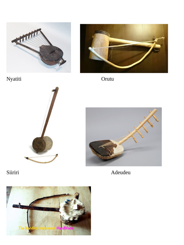 Kenyan String Musical Instruments | PDF