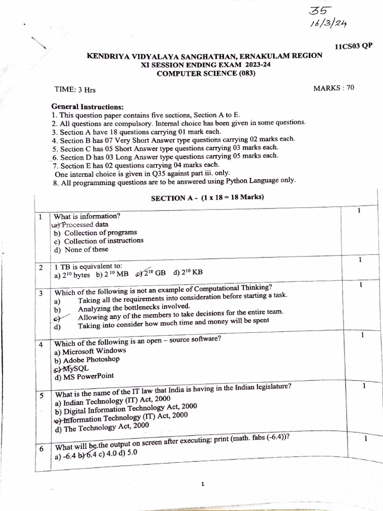 Xi CS 24 See PDF | PDF
