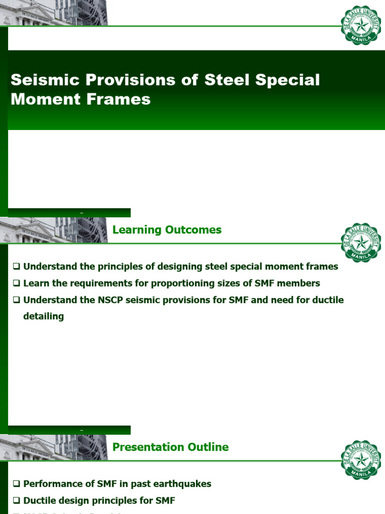 Seismic Design of Steel Moment Frames | PDF | Beam (Structure ...