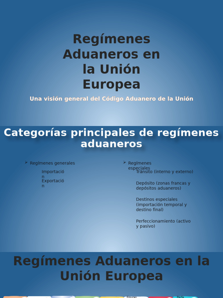Regímenes Aduaneros en la UE: Guía Completa | PDF | aduana | Arancel