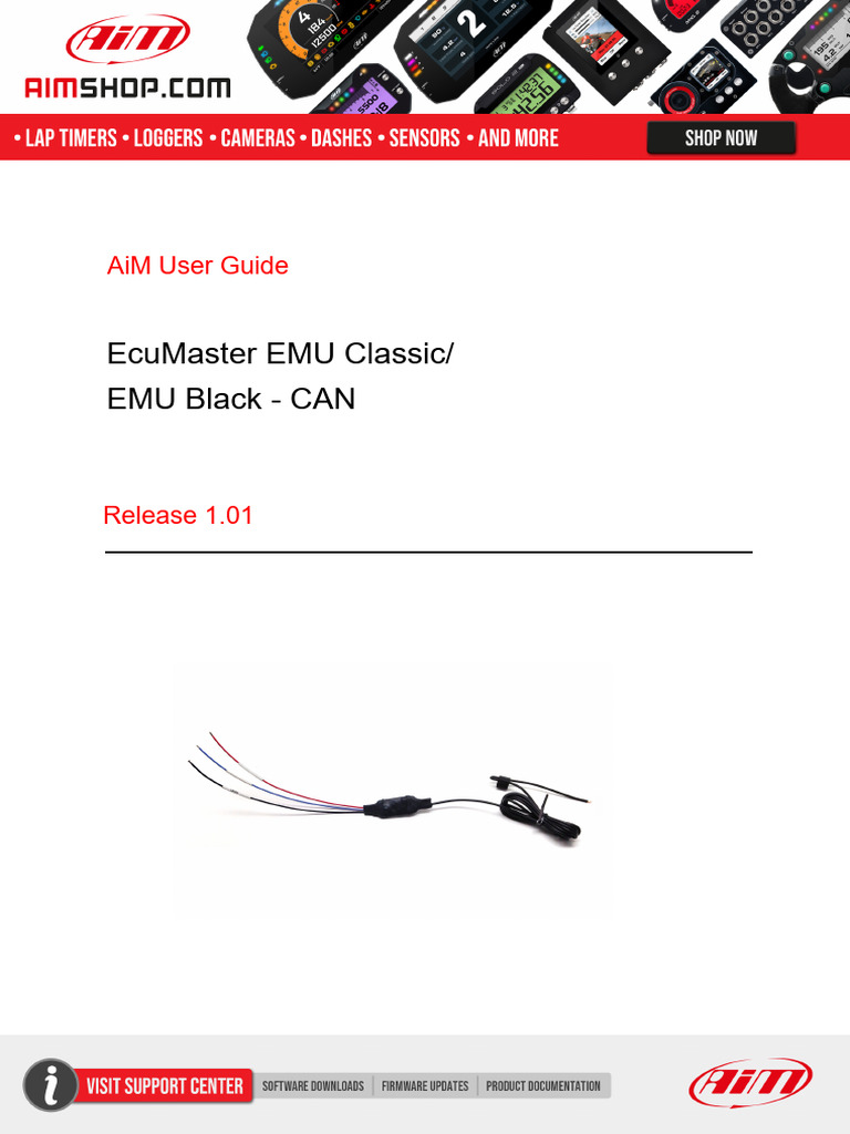 EcuMaster EMU Classic/Black Setup Guide | PDF | Engine Technology ...