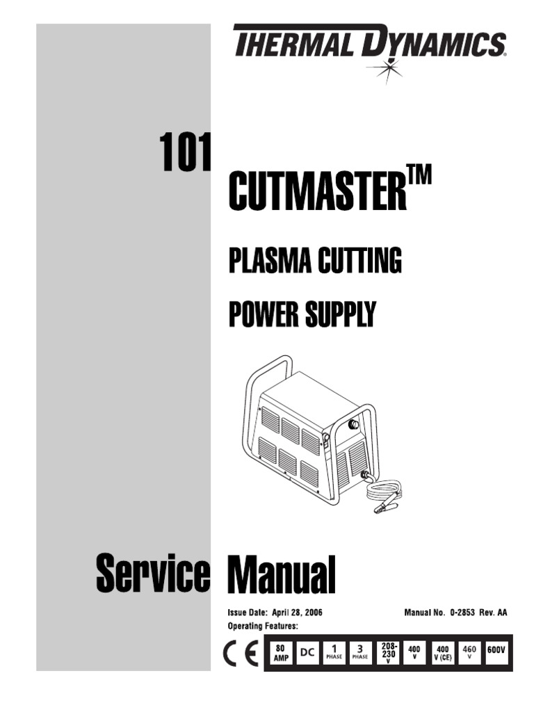 Thermal Dynamics Cutmaster 101 Eng-Sm | PDF | Welding | Construction
