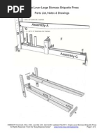 Single Lever Large Biomass Briquette Press