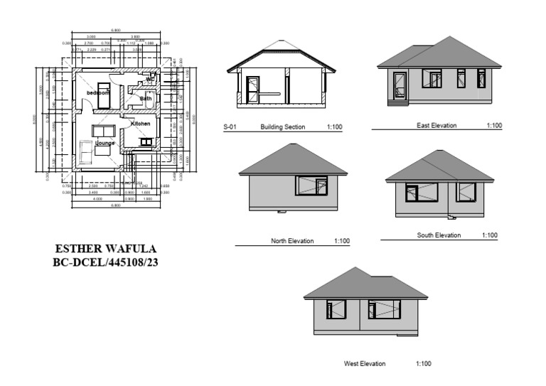 Building Elevations and Sections 1:100 | PDF