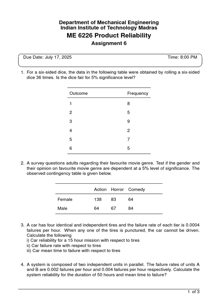 ME6226 Assignment6 | PDF