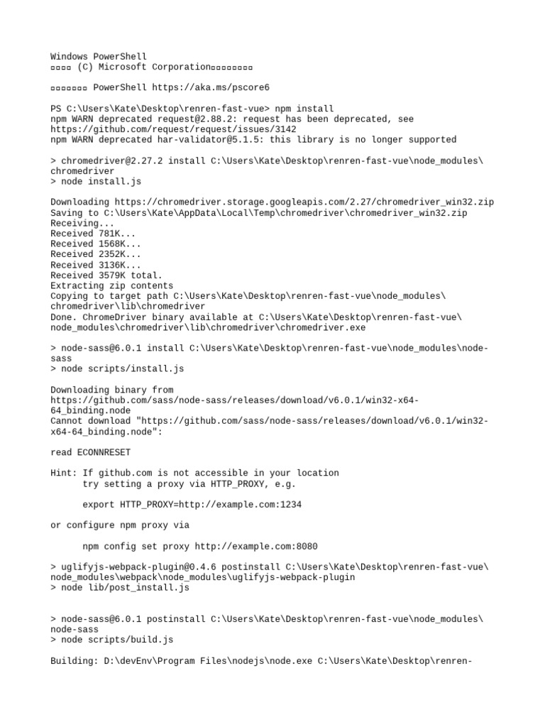 PowerShell NPM Installation Guide | PDF | Command Line Interface ...