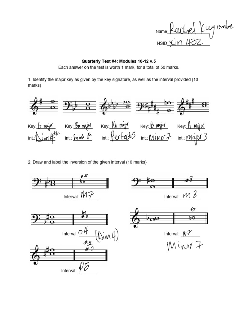 Mus+101+Quarterly+Assignment+#4+v 5+ | PDF