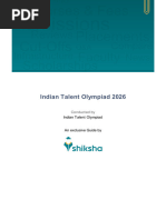 Olympiad Exam Dates 2025-2026 | PDF