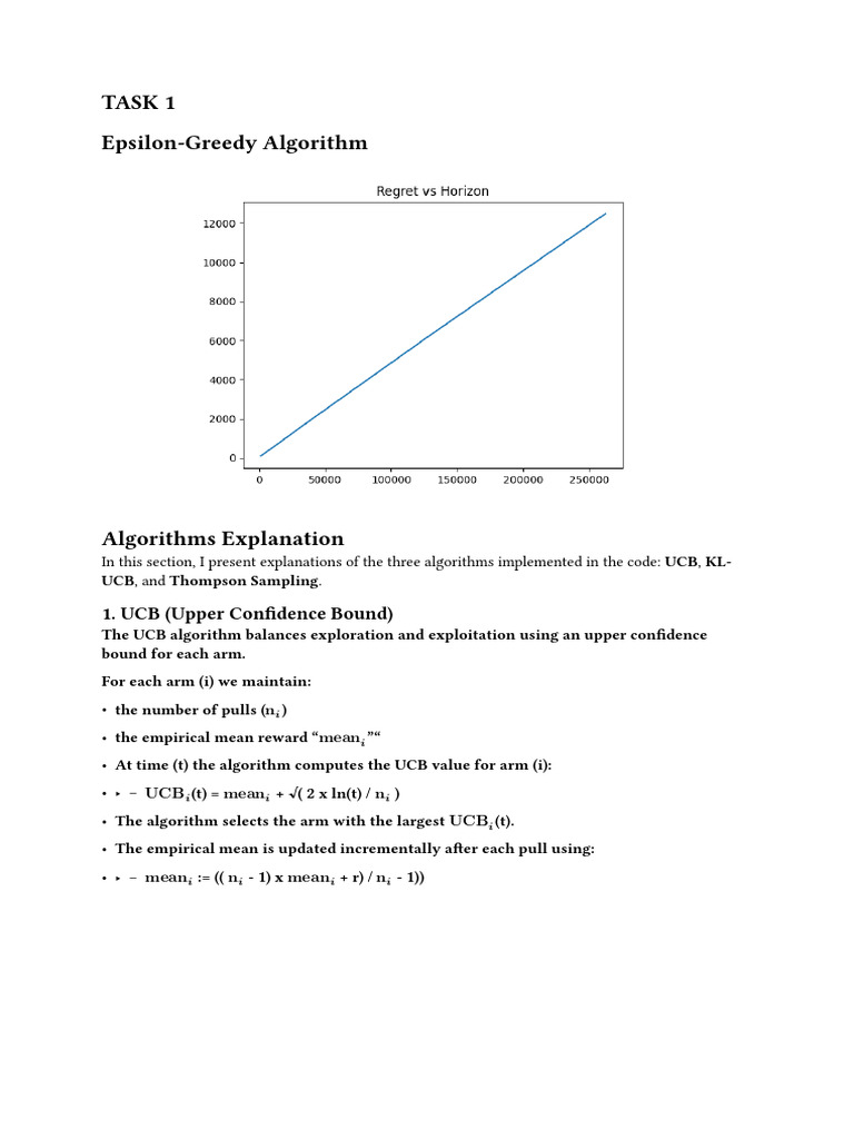 Epsilon-Greedy and Poisson Door Algorithms | PDF | Statistics ...