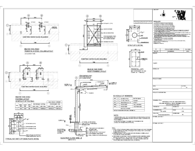 Site-Milk Intake Structural & Foundation Design | PDF