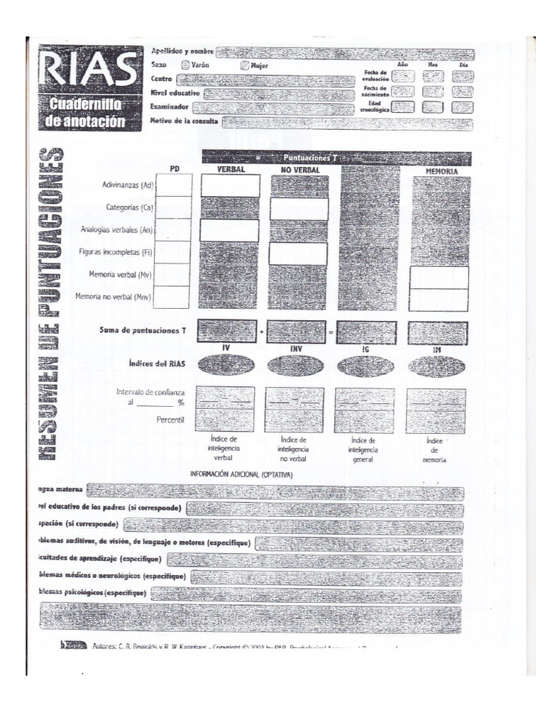 Test Rias | PDF