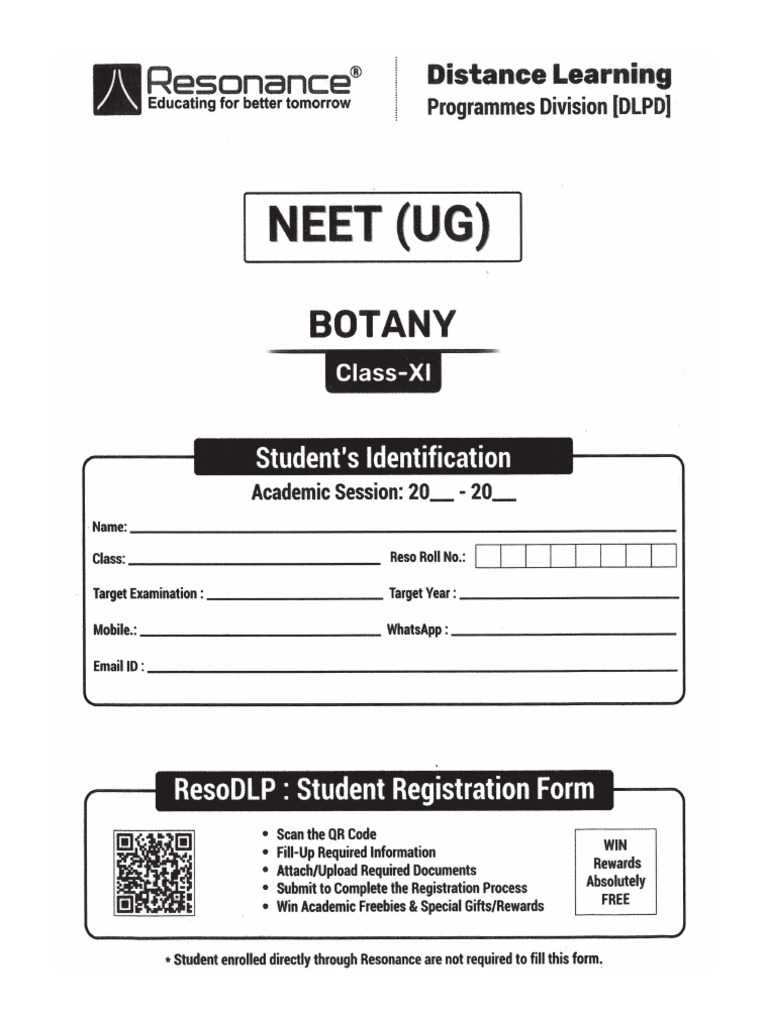 Botany (Resonance) | PDF