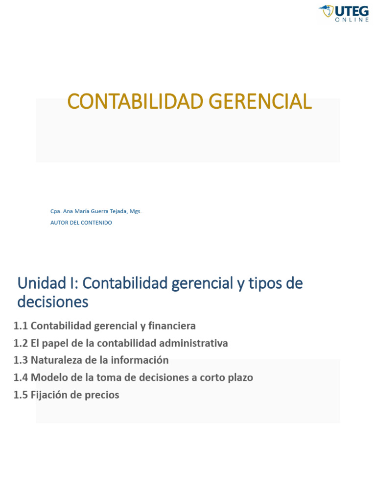 Contabilidad Gerencial y Toma de Decisiones | PDF | Business | Contabilidad