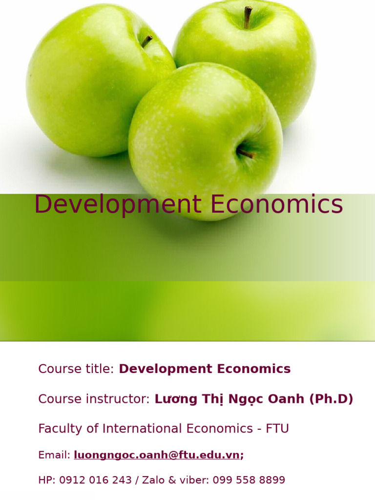 Introduction to Development Economics | PDF | Economies | Economics