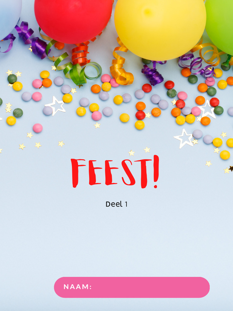 Werkboek Feest Deel 1 | PDF