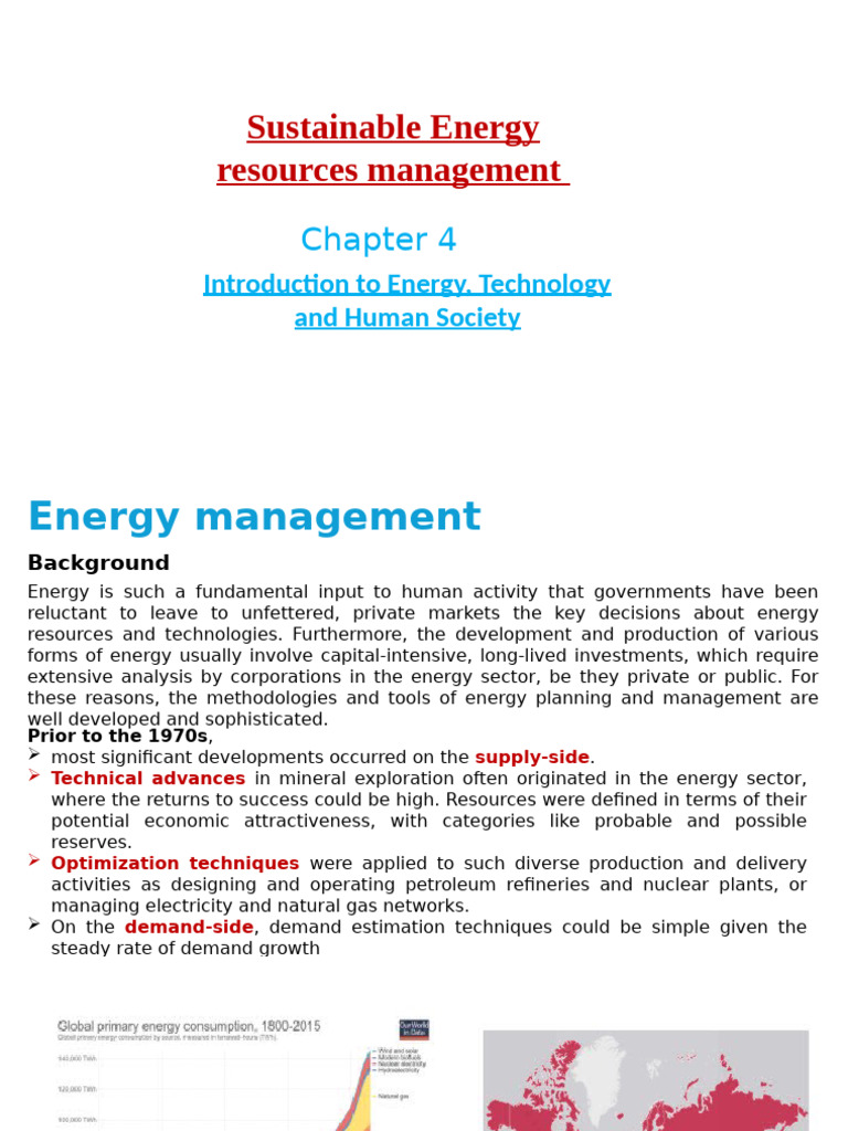 Energy Management for Sustainability | PDF | Energy Development ...