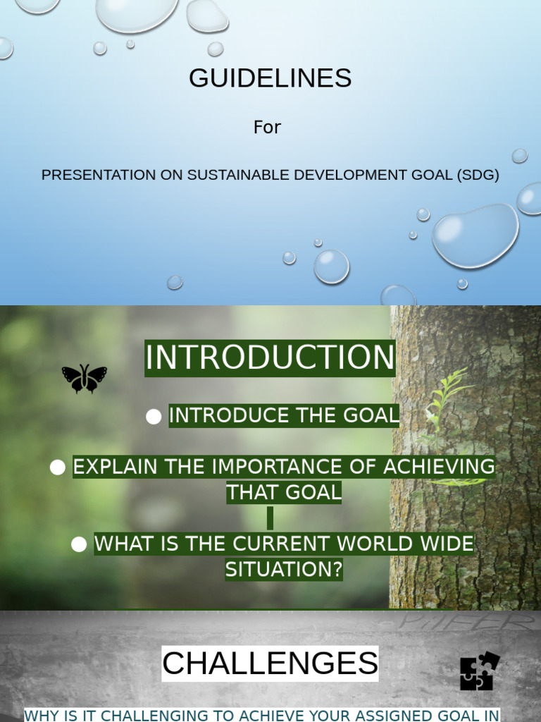 SDG Presentation Guidelines for Bangladesh | PDF | Microsoft Power ...