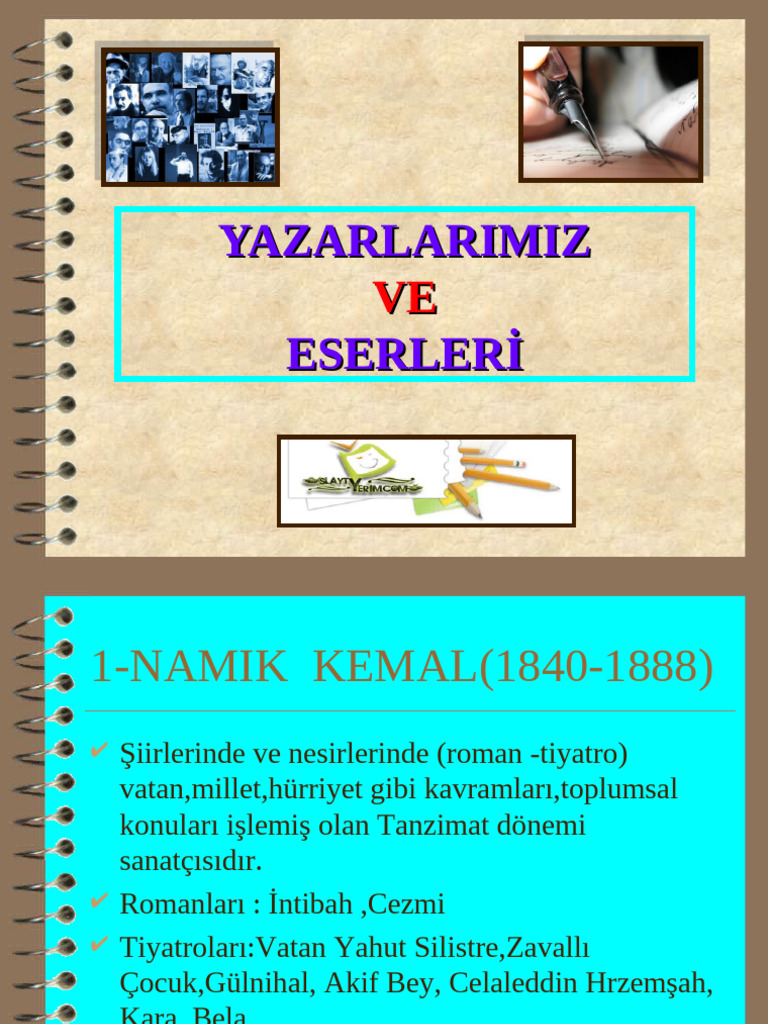 Yazarlarımız Ve Eserleri | PDF