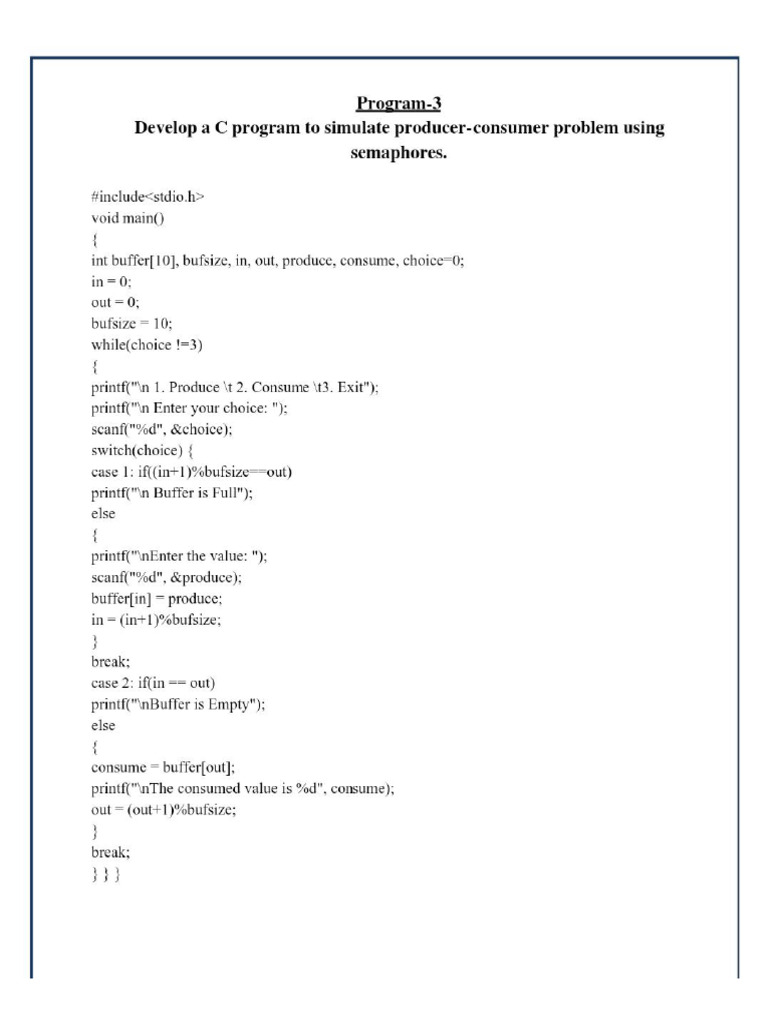 Os Lab 3 | PDF