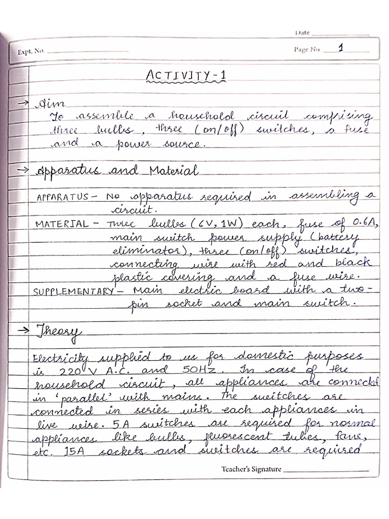 Physics Activity File Class 12th | PDF