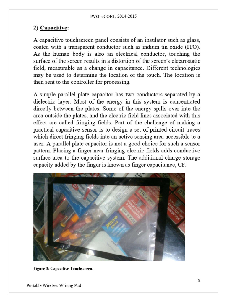 Capacitive Touchscreen Technology Explained | PDF