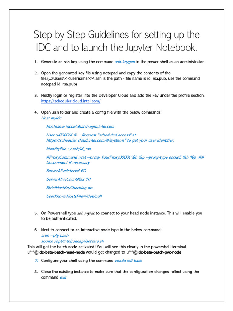 Final Guideline IDC Jupyter | PDF | Computing | System Software