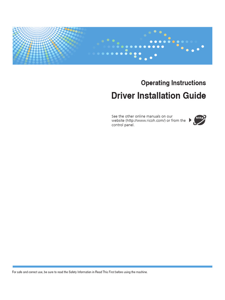 Printer Driver Installation Guide | PDF | Microsoft Windows | Printer ...