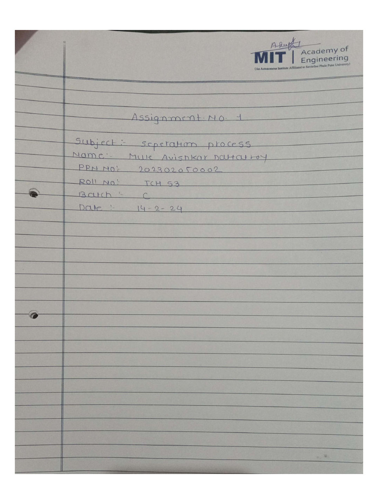 Assignment No.1 | PDF