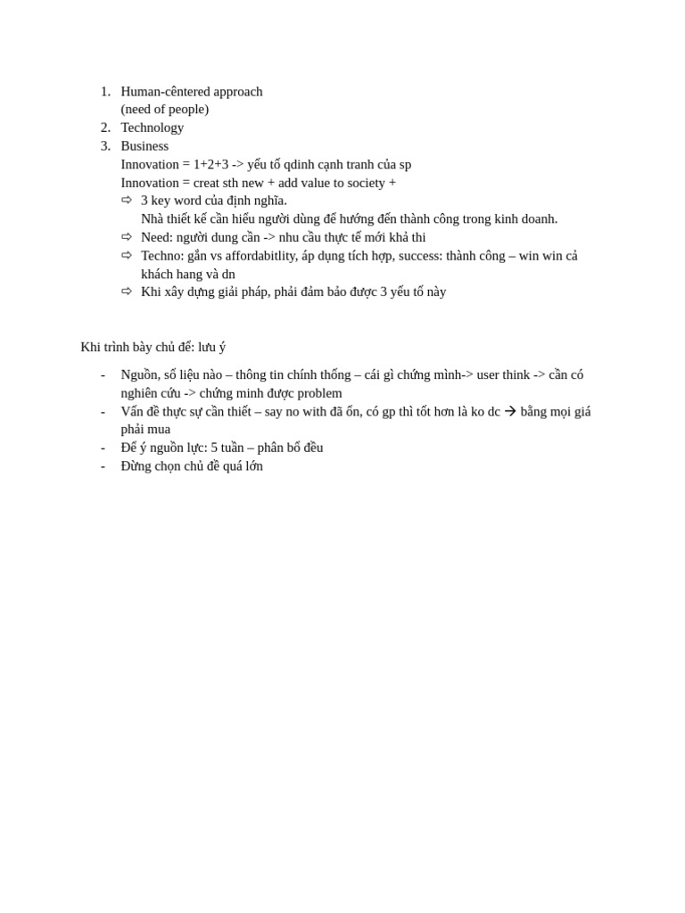 Note Bu I 1 | PDF