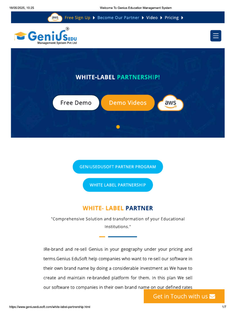 Welcome To Genius Education Management System | PDF
