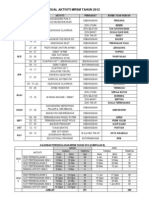 JADUAL AKktiiti MRSM Kebangsaan 2012