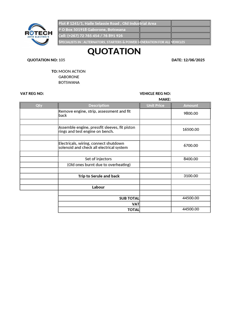 Quotation 105 Moon Action | PDF