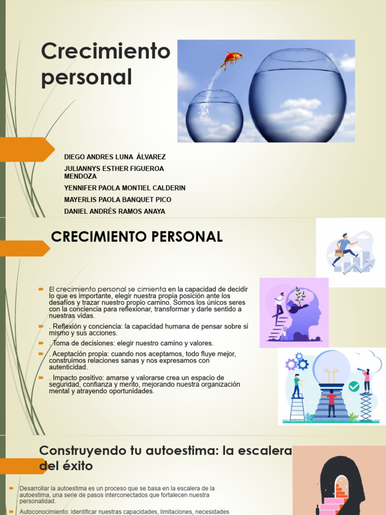Crecimiento Personal y Autoestima Esencial | PDF | Autoestima | Las ...