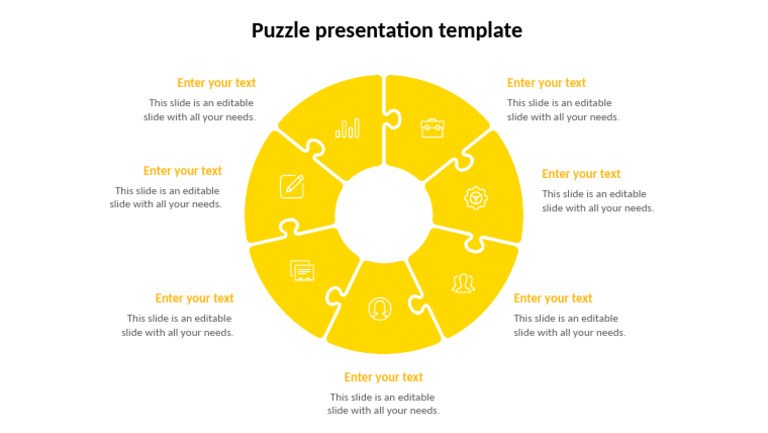 Editable Puzzle Presentation Template | PDF