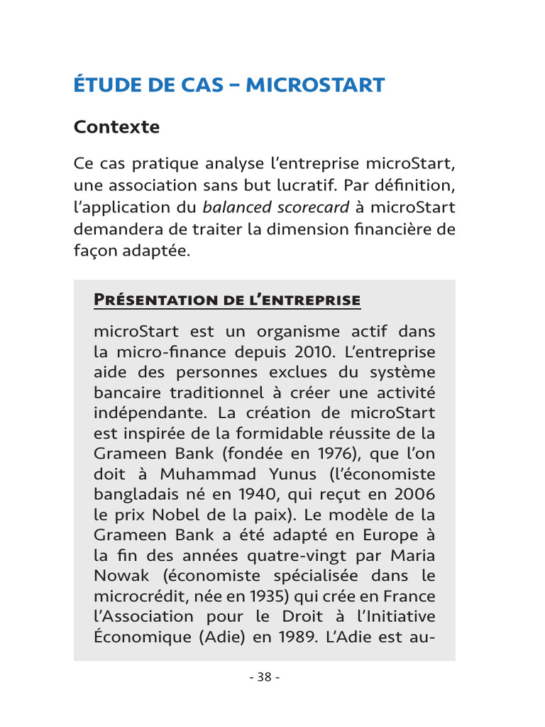 Étude de cas sur microStart Belgique | PDF | Économie | Business