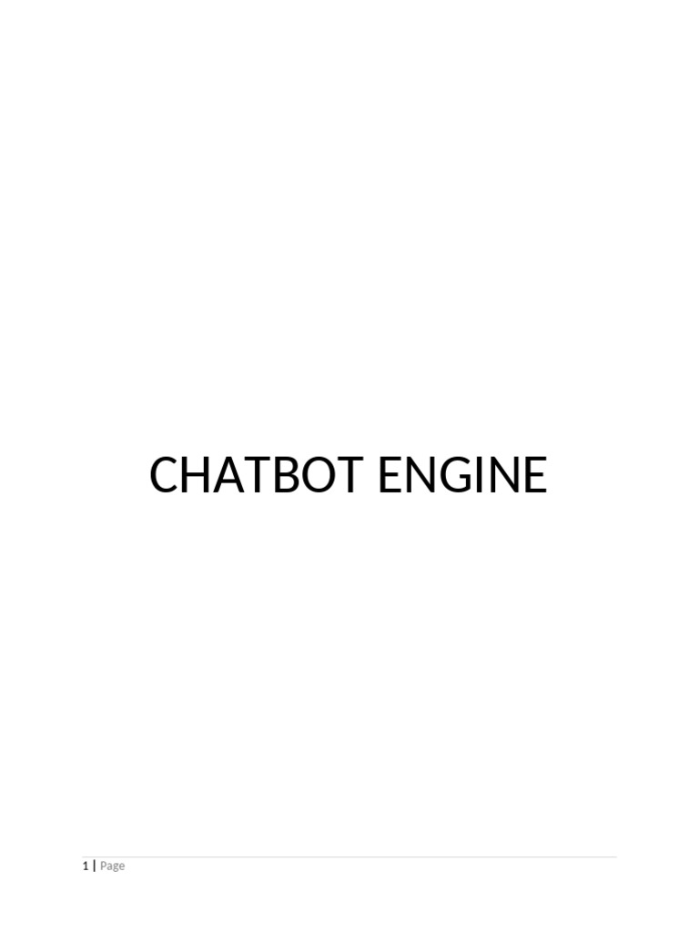 Chat Bot Engine | PDF