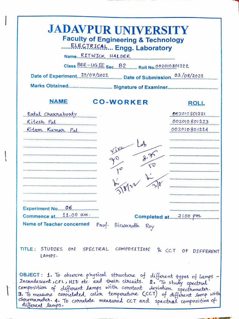 Exp 06 - 3.1 | PDF | Atomic Physics | Transport Phenomena