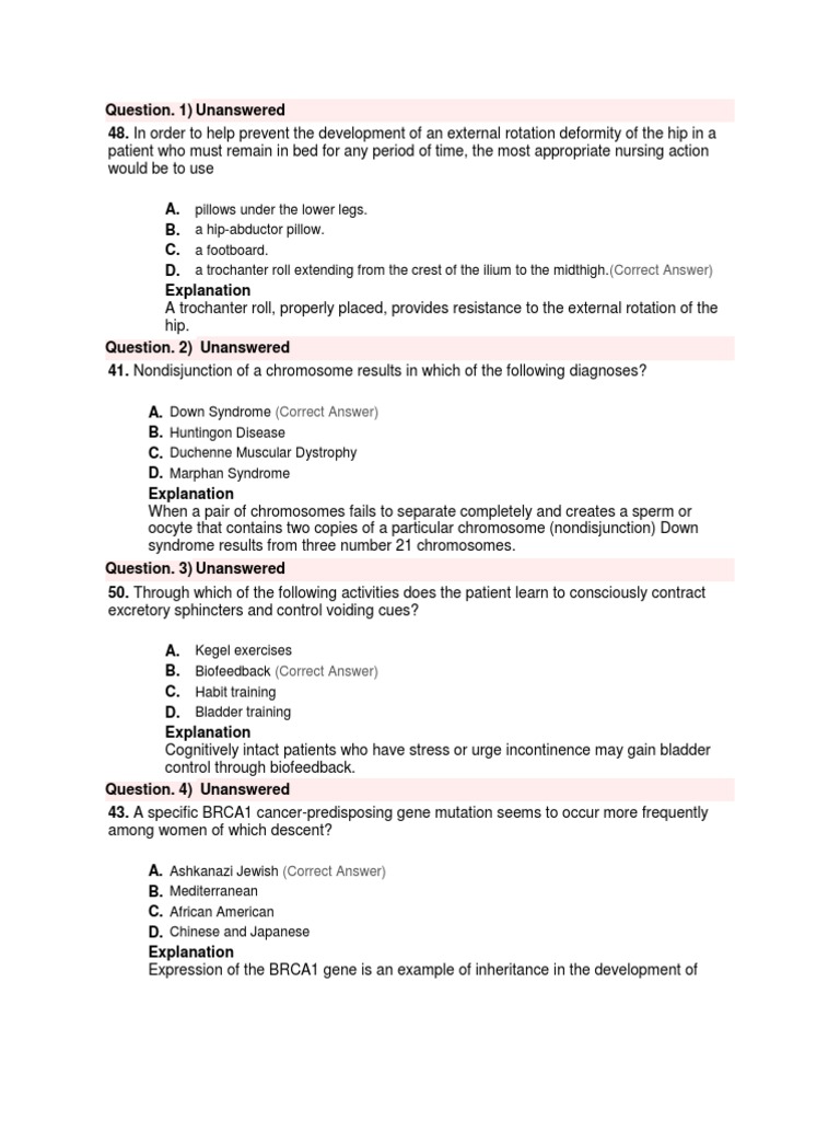 Nclex questions with rationale image