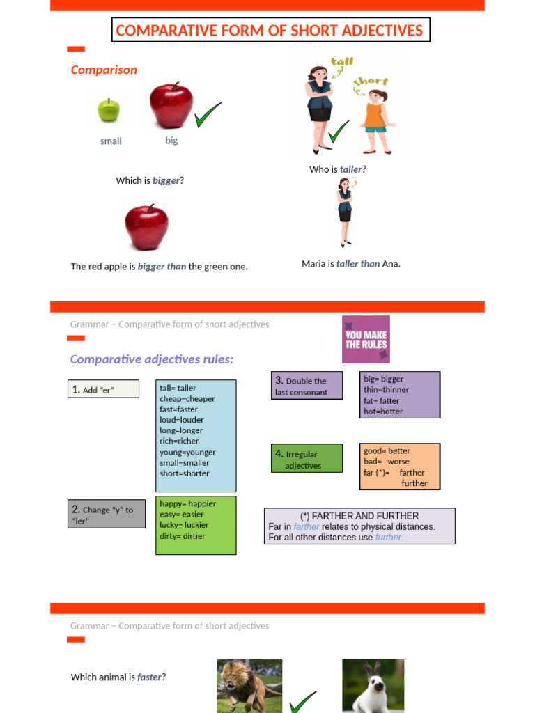 Comparative Adjectives Guide | PDF | Linguistics