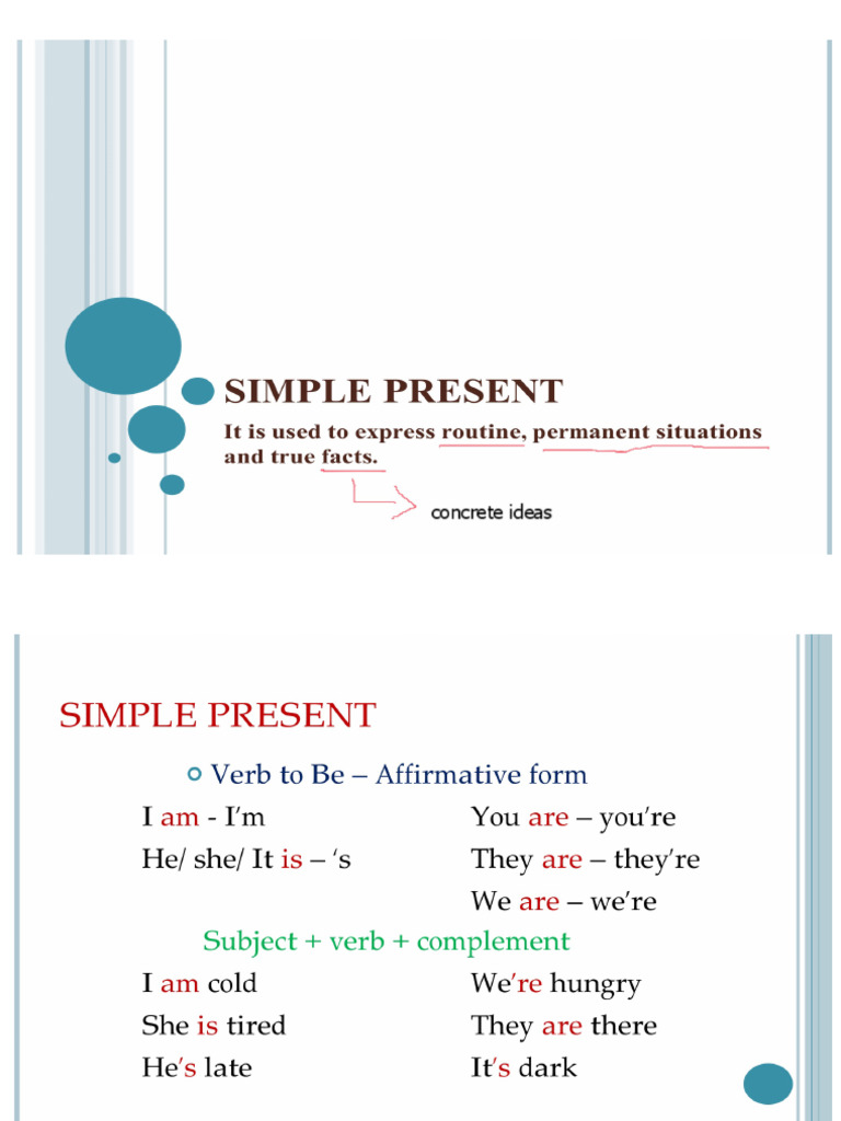 Simple Present | PDF