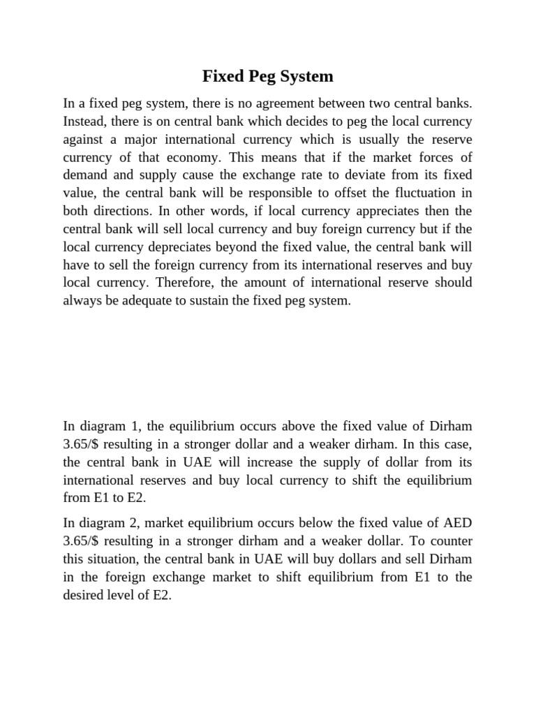 Fixed Peg System | PDF
